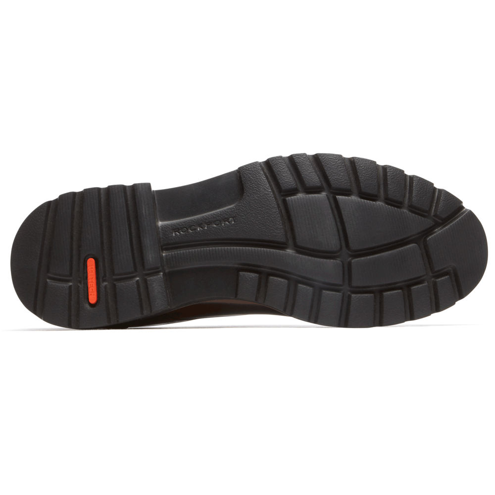 Oksfordki Rockport Męskie Brązowe - Sharp & Ready Colben - YN0539864
